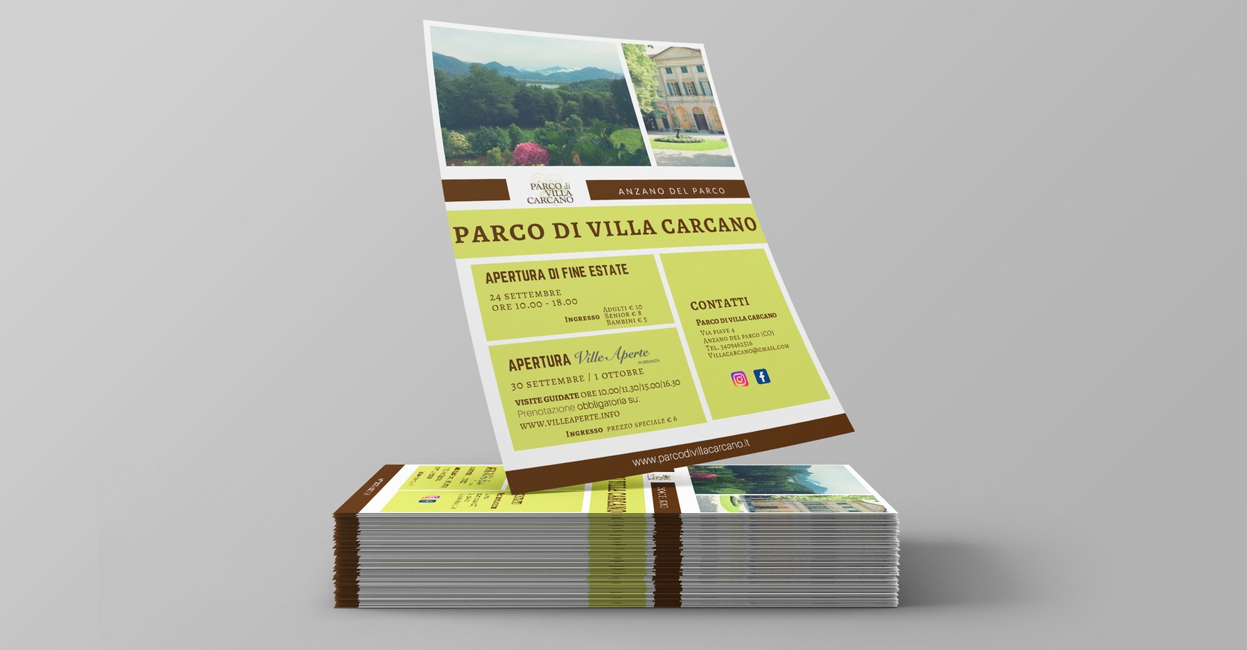 Flyer realizzato per un cliente