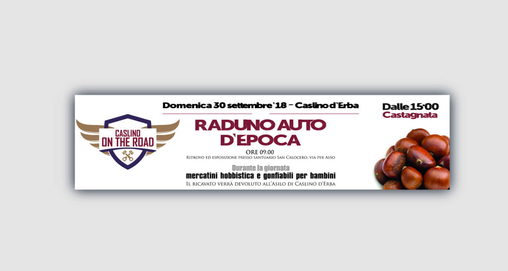 Striscione di grande formato realizzato da Grafica La Stampa